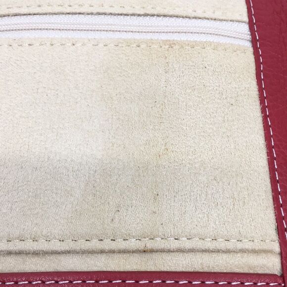 Vanbrock Red Faux Leather Travel Jewelry Case - Picture 8 of 16